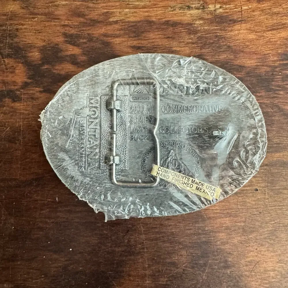 Silver Rodeo Belt Buckle - Picture 2 of 4